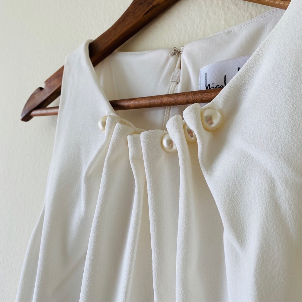 Nicole Miller NY Black & White Color Block Dress - Picture 6 of 15